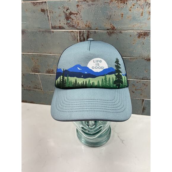 Life is Good Here Comes the Sun Trucker Cap One Size Fits All Unisex Snapback - Picture 2 of 9